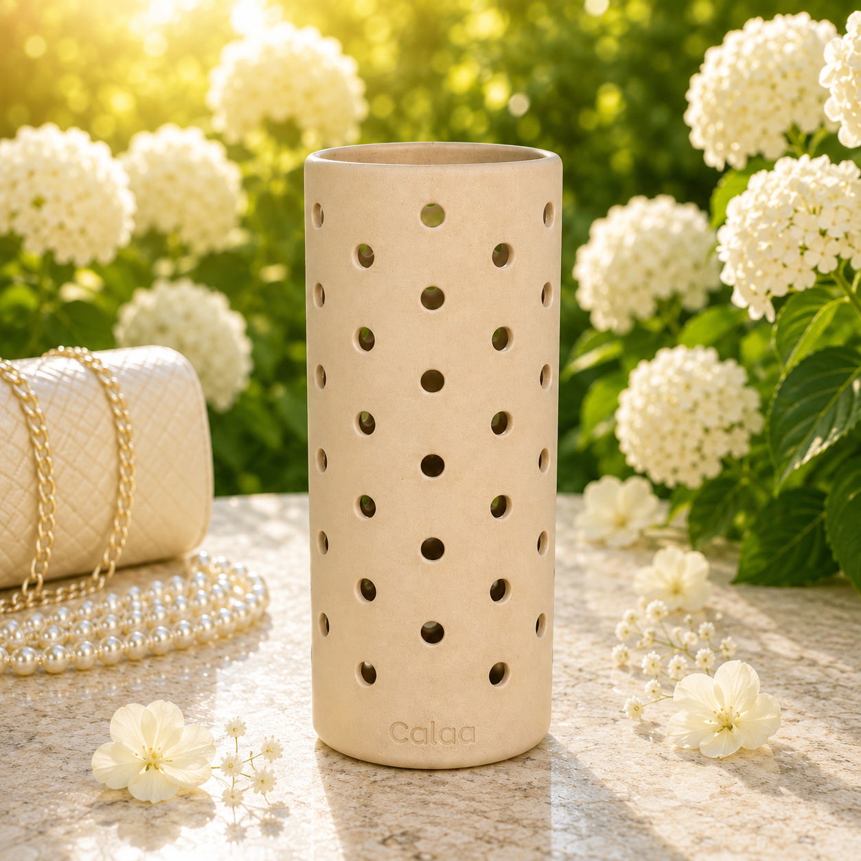 🤍 Beige 32 oz On-the-Go Sleeve